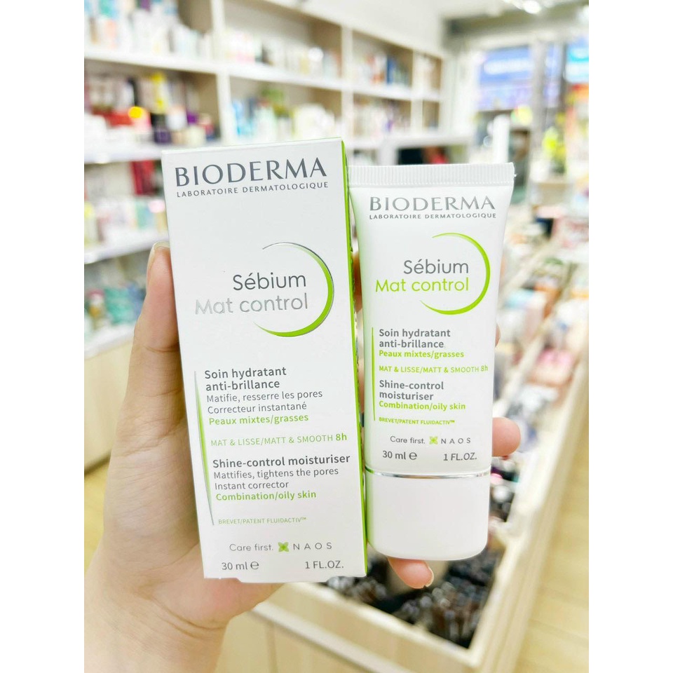 KEM DƯỠNG KIỀM DẦU BIODERMA SEBIUM MAT CONTROL