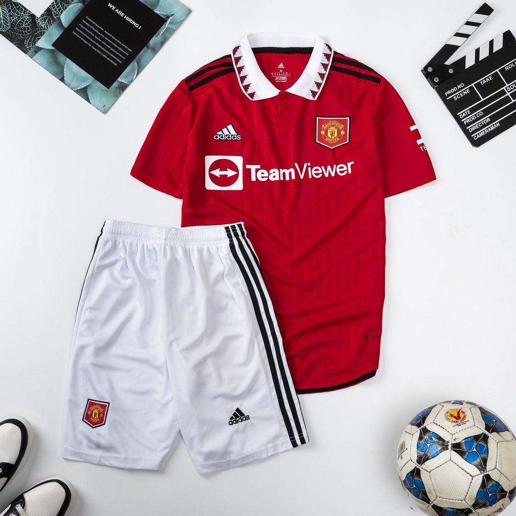 Áo Bóng Đá Câu Lạc Bộ MU - Vải Gai Thái Mịn Cao Cấp - Thoáng Mát - Thấm Hút Mồ Hôi