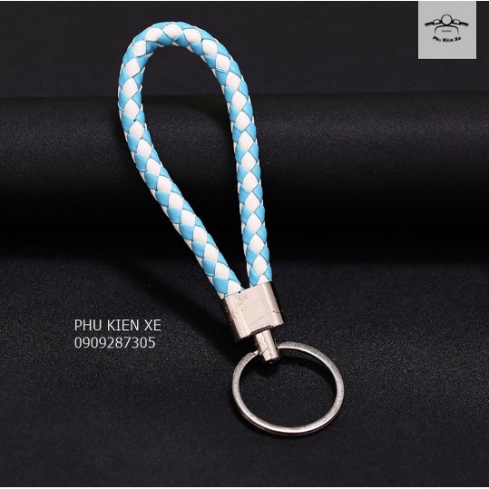 Móc Khóa Dây Bện Đa Màu Sắc Cho Xe Máy