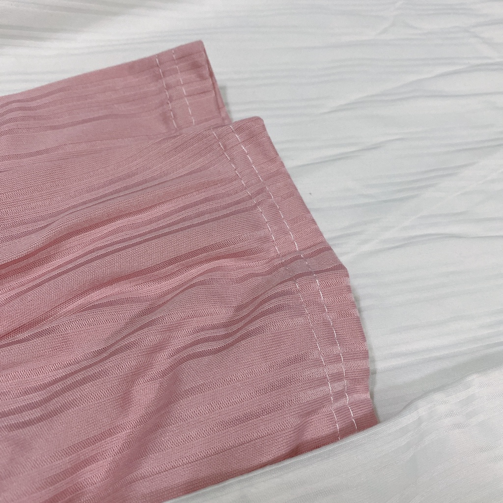 Đồ bộ đùi cotton gân mặc nhà chất vải mịn mát