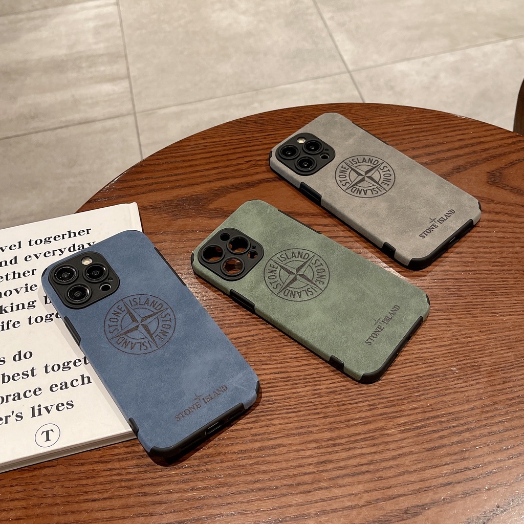 Ốp Điện Thoại Da Chống Sốc Chống Rơi Cho iPhone 14 13 12 11 Pro Max