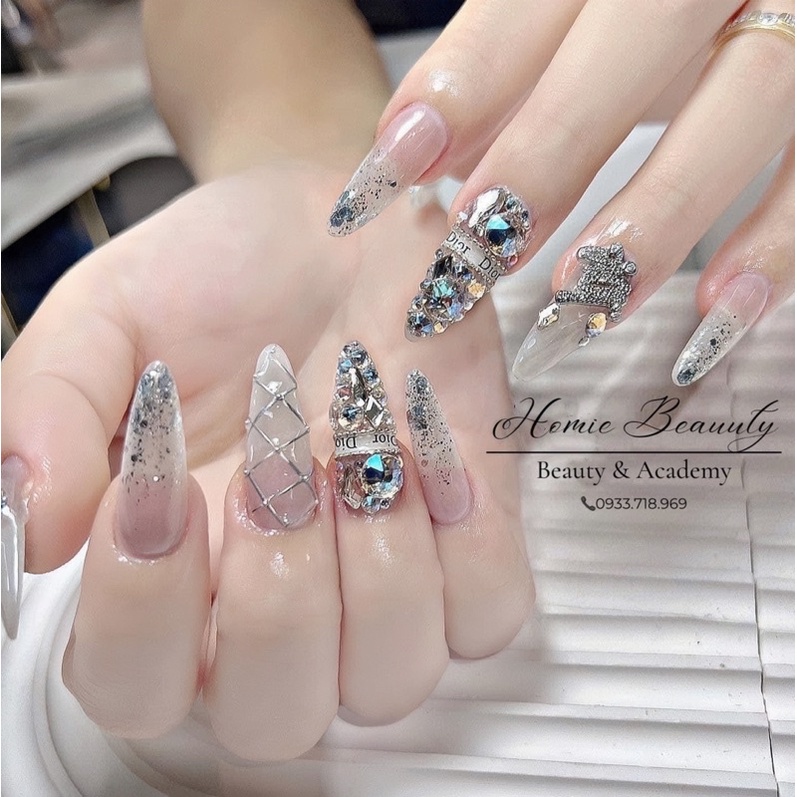 ❌ẢNH THẬT Nailbox móng úp cao cấp ĐÍNH ĐÁ THƯƠNG HIỆU thiết kế theo yêu cầu ♥️