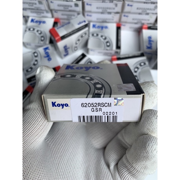 Vòng bi bạc đạn Nhật KOYO 6205 2RSCM nhập khẩu, sử dụng cho động cơ tua lớn, chịu tải nặng