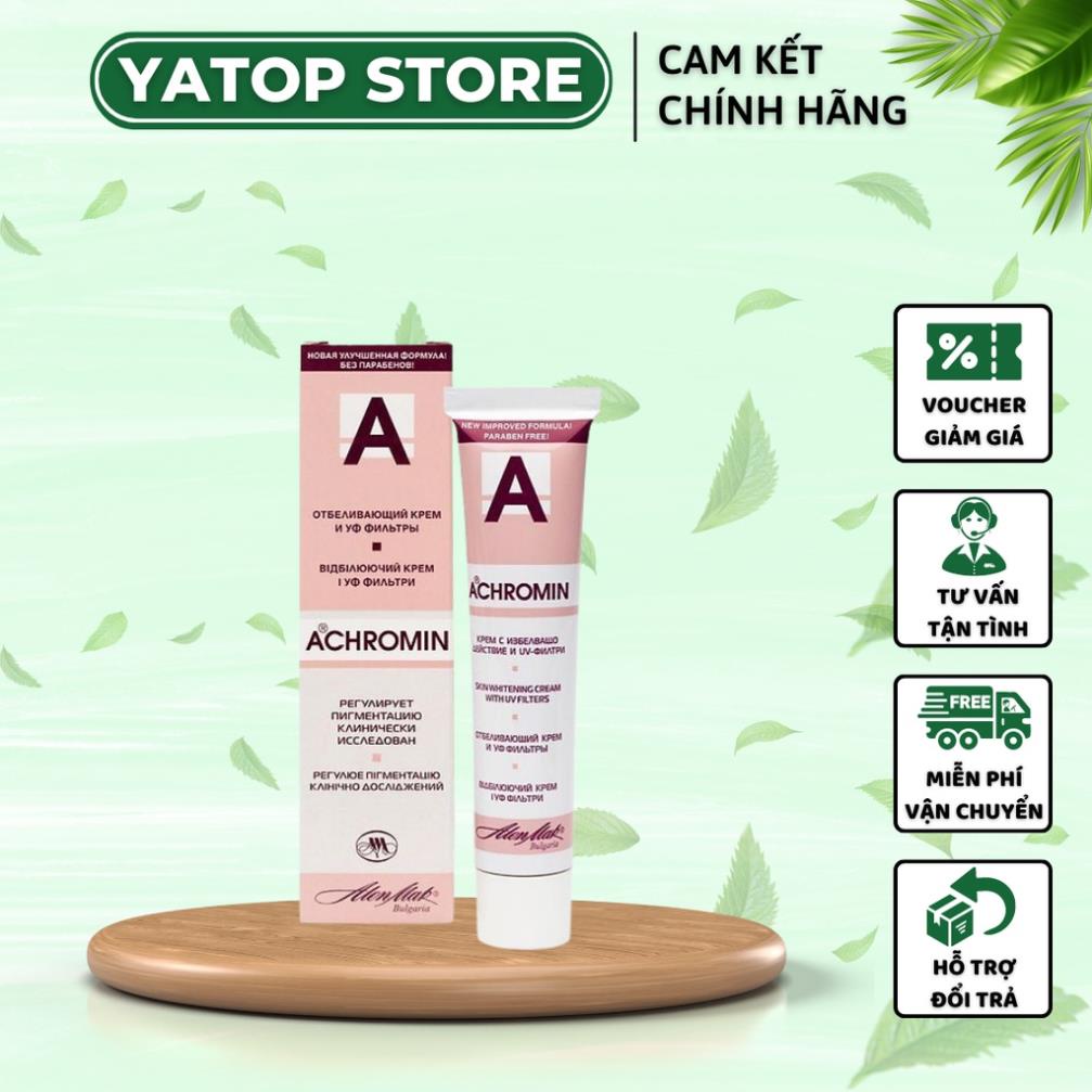 Kem Nám Achromin Pro Giải Quyết Tình Trạng Nám Sạm, Tàn Nhang, Đồi Mồi Tận Gốc Ở Da .