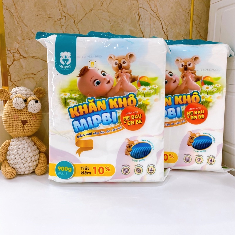 [MIPBI] Khăn khô đa năng Mipbi 900gr