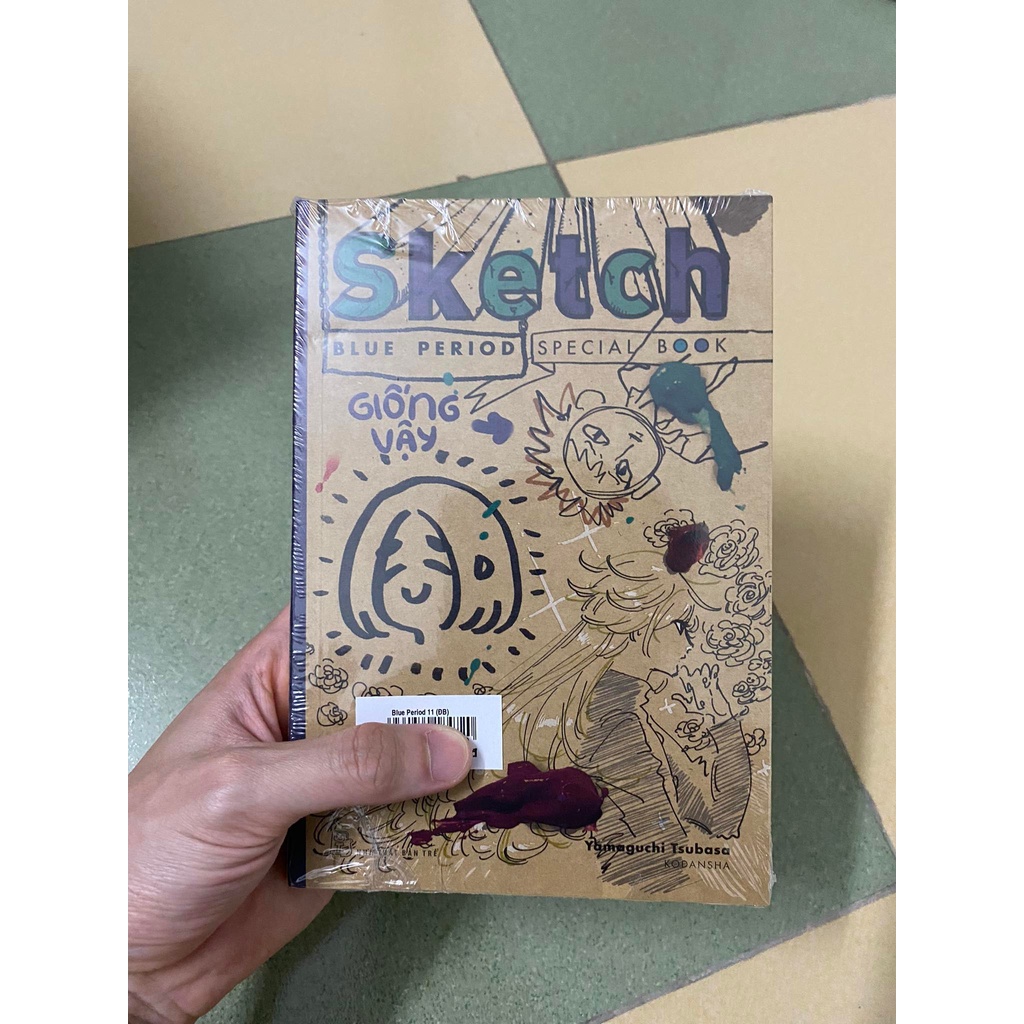 Blue Period tập 11 bản đặc biệt nguyên seal hai bìa kèm Sketch Book