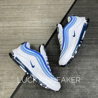Giày Air Max 97 Ghost White Blue Phản Quang Lai Au [ Fullbox Cao Cấp ]