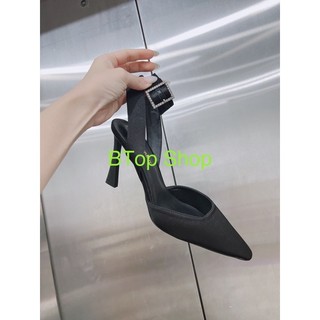 Giày cao gót khuy đá hàng cao cấp fullbox 