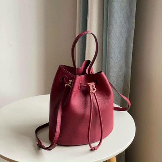 ❤️RẺ NHẤT SHOPEE❤️TÚI B DA THẬT MÀU ĐỎ