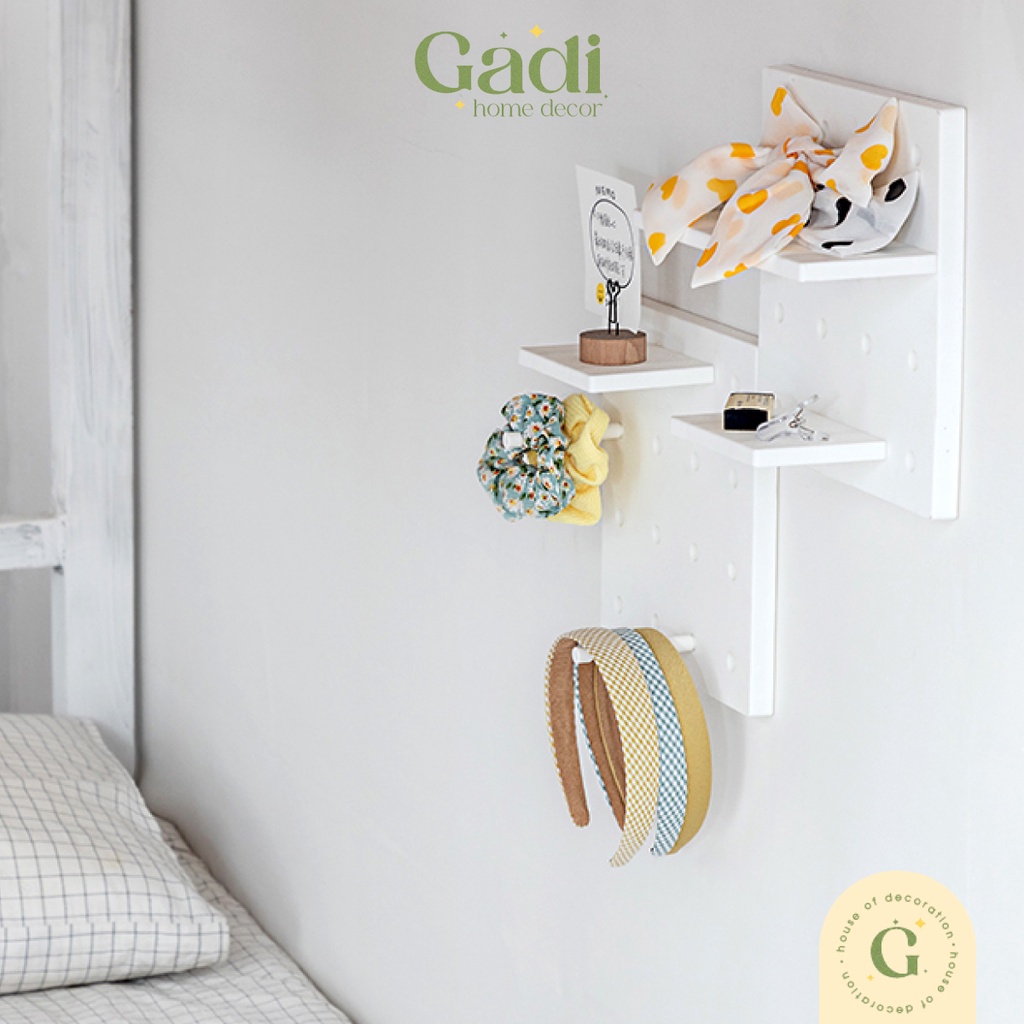 Bảng Pegboard Đa Năng Dán Tường Gadi Home – Bảng Treo Phụ Kiện Dán Tường | CHEESE