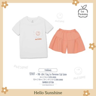 Bộ cộc tay La Pomme túi bèo