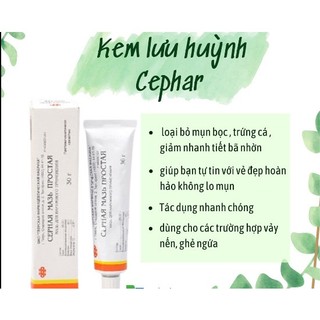 Kem giảm mụn lưu huỳnh Cephar 25gr