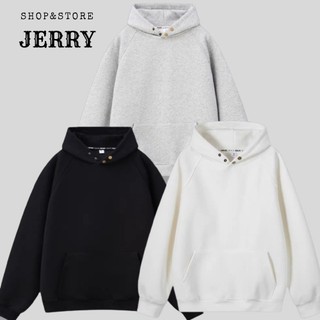 Áo hoodie trơn nam nữ nỉ bông cao cấp form rộng,siêu dày JERRYshop_STORE