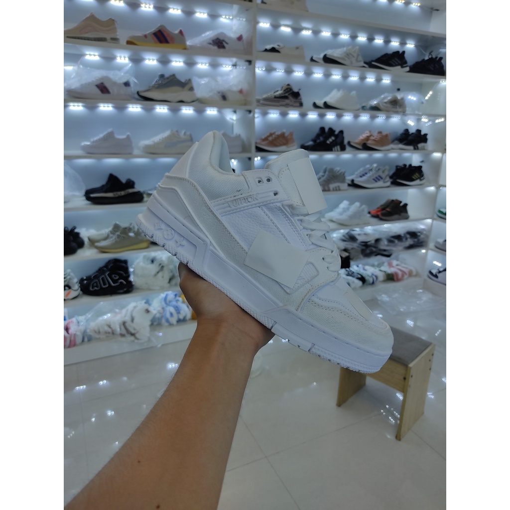 Giày thể thao llvt trắng full nam nữ
