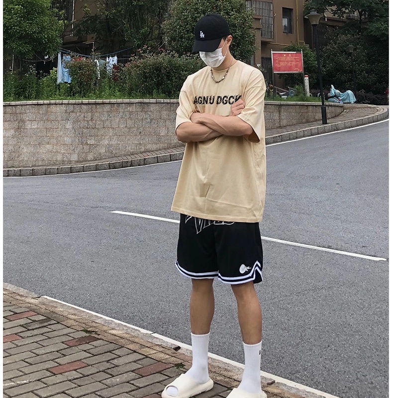 Áo Thun Nam Họa Tiết Bông Hoa Hồng HeiLit Phông Tay Lỡ Chất Vải Cotton Co giãn Form Unisex