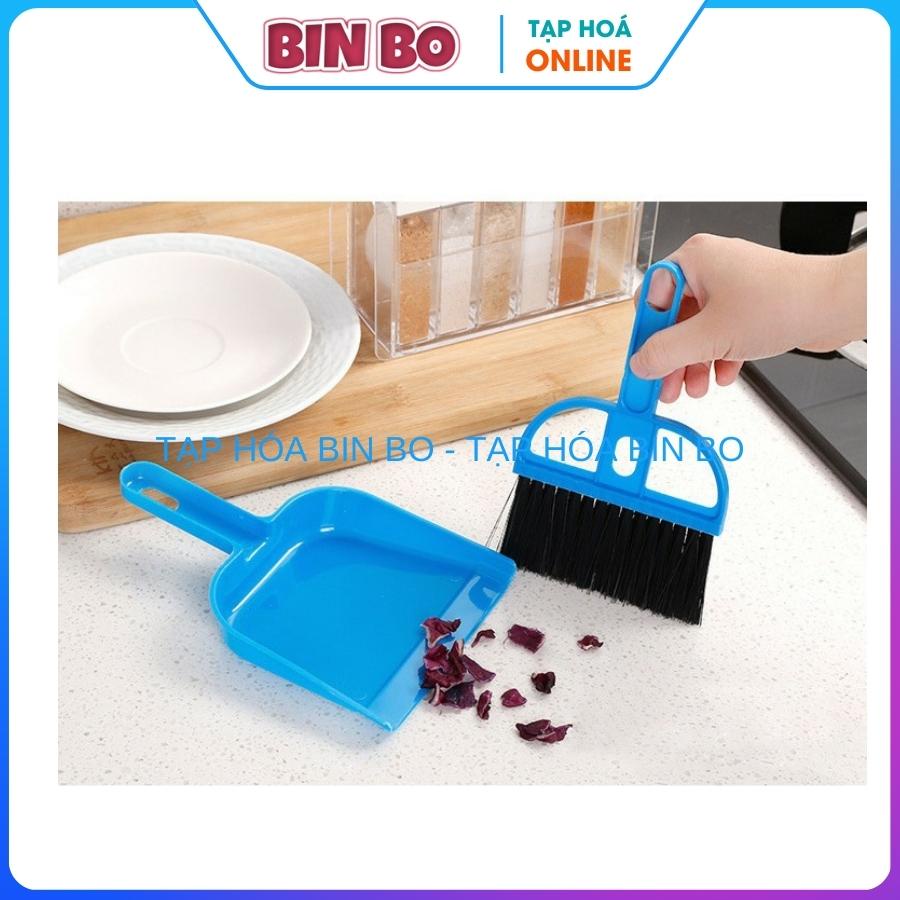 Bộ chổi quét bụi quét rác mini