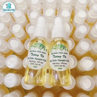 Mỡ trăn nguyên chất Tường Vy triệt lông nách tận gốc, dưỡng da chân, tay, bụng, bikini, nách láng mịn 50ml Samcos