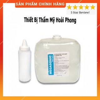  -Gel Triệt Lông Megasonic Can 5 LÍT Gen Dùng Triệt Lông Ức Chế Lông Gen Siêu Âm Chính Hãng. 