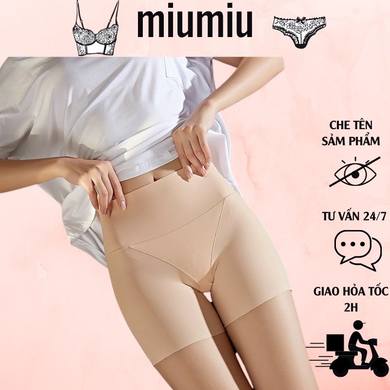 Quần đùi mặc váy cạp cao, Quần mặc trong váy chất su mềm mịn thoáng mát M0188