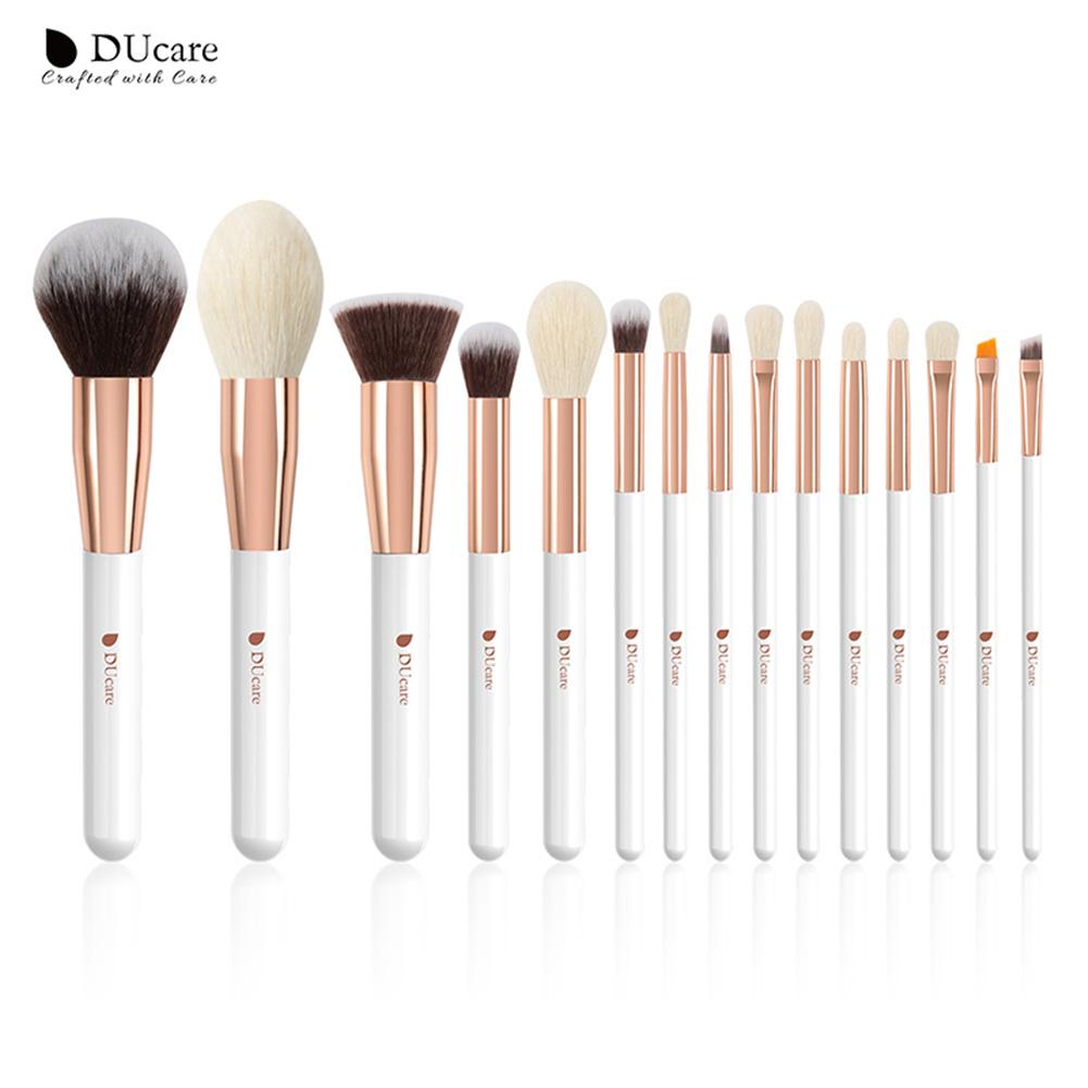 Bộ Cọ Trang Điểm Ducare 15 Cây Màu Trắng