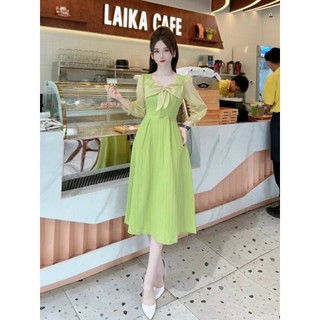 đầm tiểu thư tay lỡ 155k