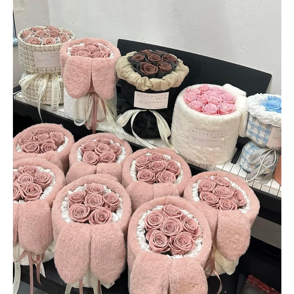 Bó Hoa Sáp Tai Thỏ