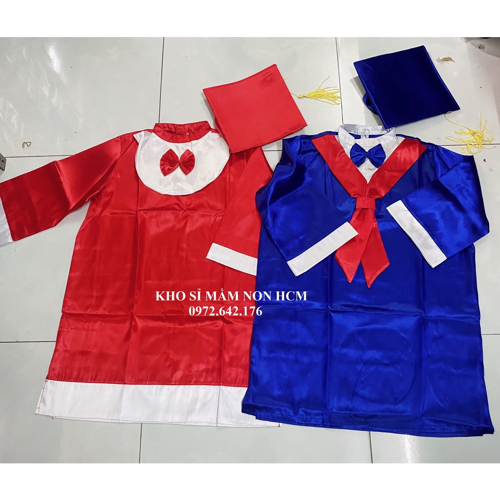 Áo tốt nghiệp mầm non trẻ dưới 7 tuổi, Mẫu Giáo - Áo Cử Nhân - Đồng Phục Tốt Nghiệp