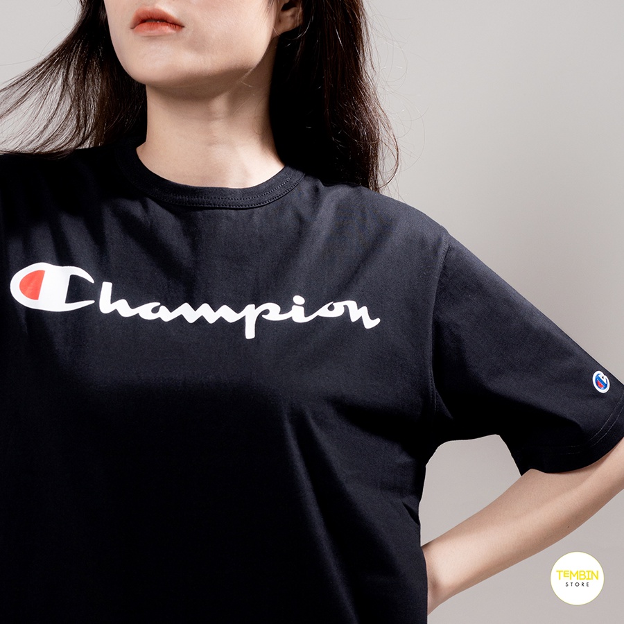 Áo Champion Form Rộng - Cotton 100% - Chuẩn - Champion Sciprt