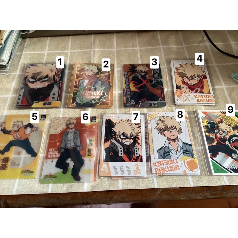 card bo góc Bakugo Katsuki Mha My hero academia Boku no hero academia Bakugo Kacchan Katsuki