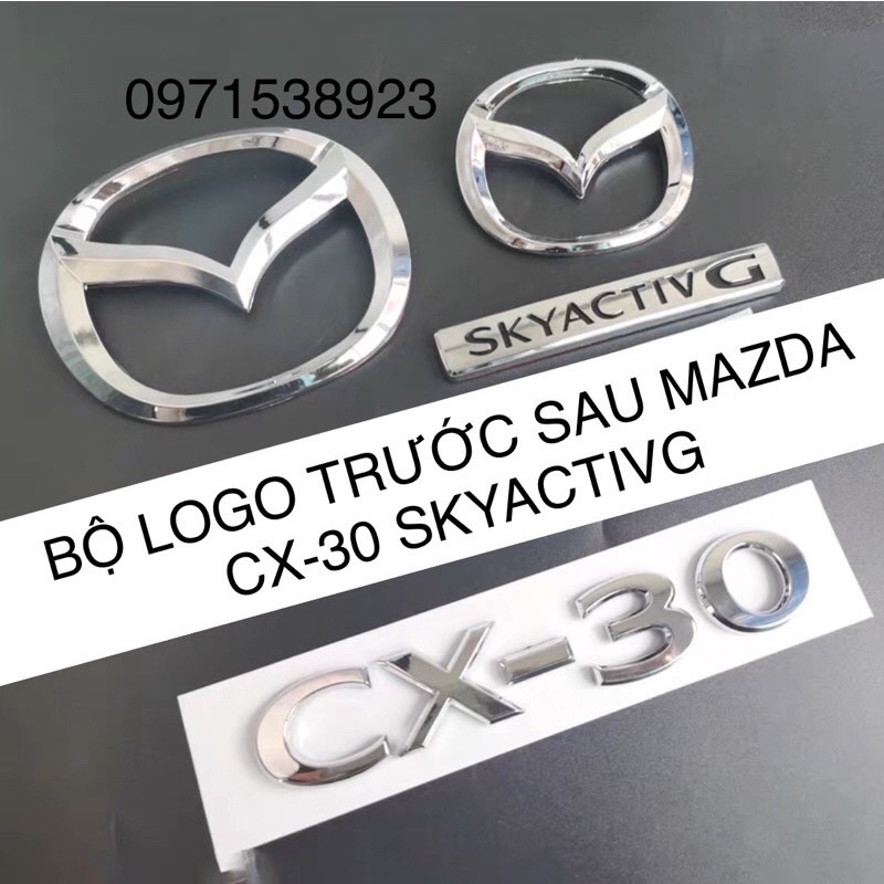 TRỌN BỘ LOGO TRƯỚC SAU MAZDA CX-30 SKYACTIV G CAO CẤP GIÁ RẺ