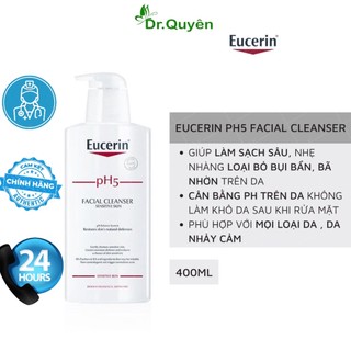 [ Hàng chính hãng ]Sữa rửa mặt cho da nhạy cảm Eucerin PH5