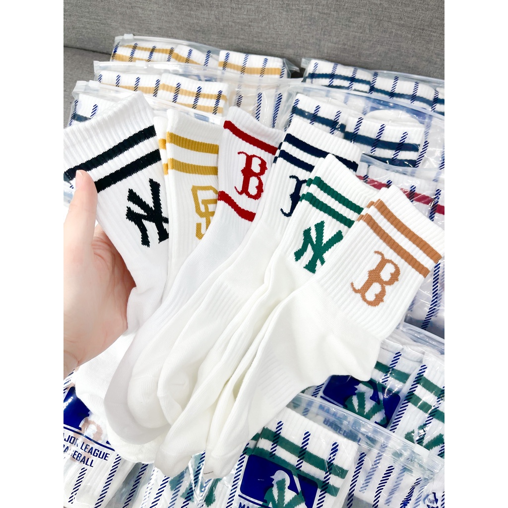 Tất MLB chính hãng 5 màu full bao bì