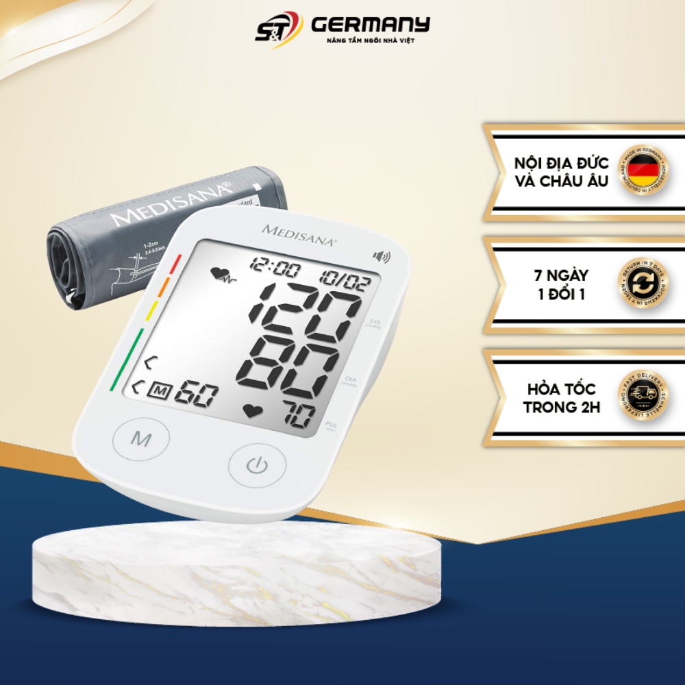 Máy Đo Huyết Áp Medisana BU 535 Nội Địa Đức Chính Hãng | GermanySnT 160038