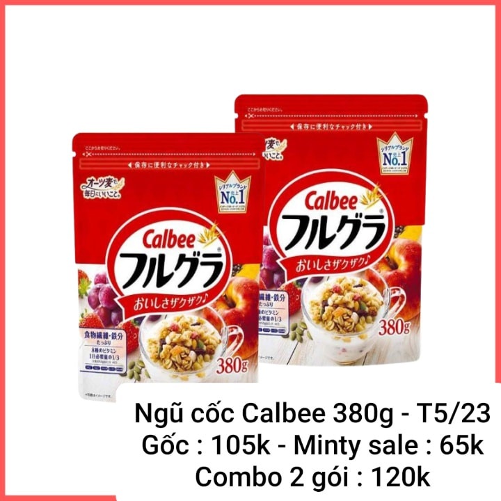 💥NGŨ CỐC CALBEE 380G GIÁ CỰC SỐC KHÁCH IU ƠI DATE 6/2023 NHÉ CẢ NHÀ💥