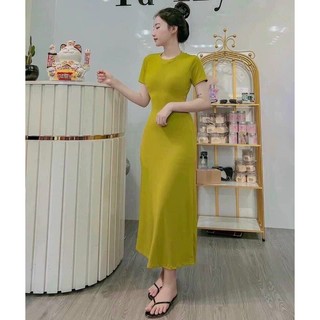 ĐẦM BODY CỘT NƠ SAU LƯNG CÔT TRÒN TÔN DÁNG