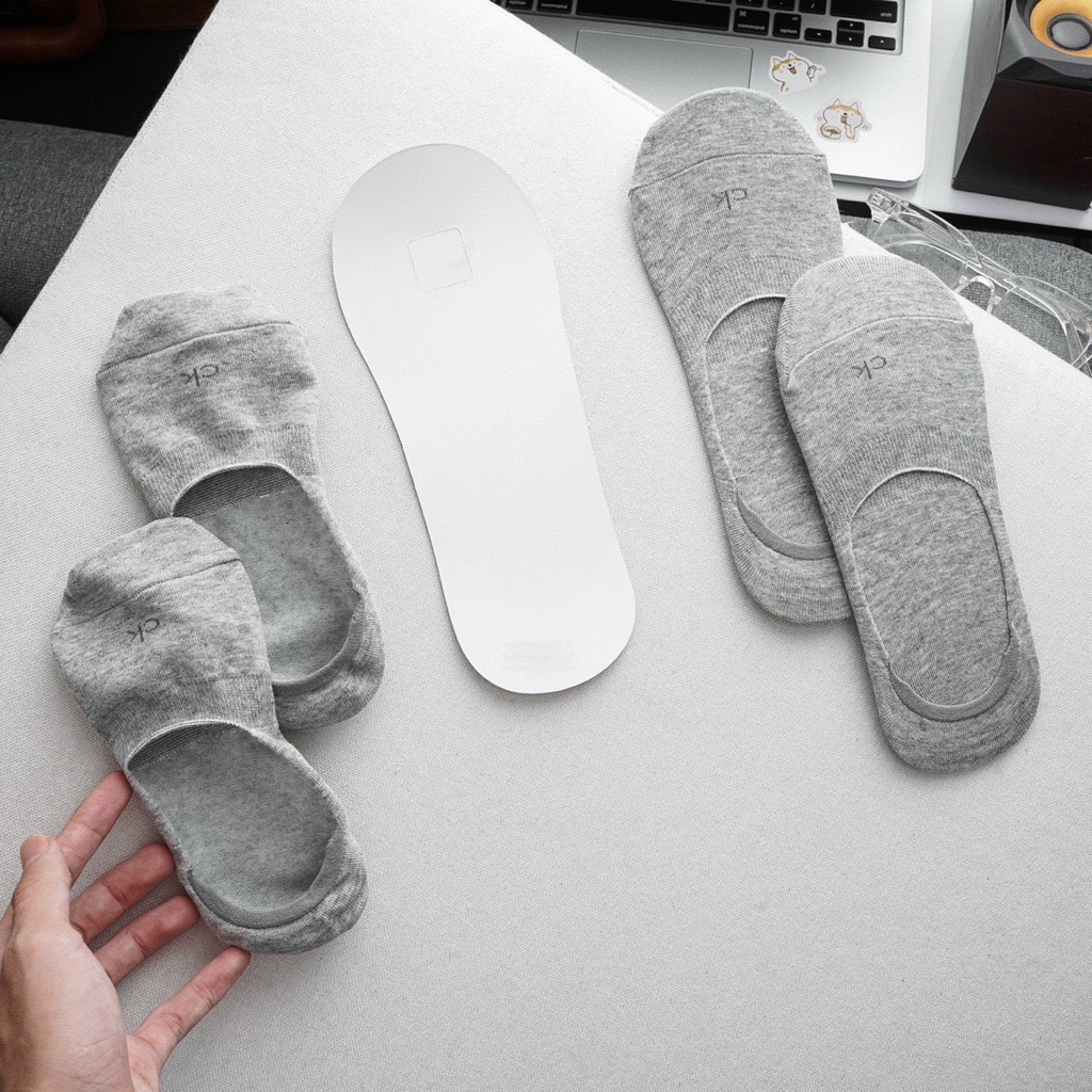 Set 3 đôi vớ/tất lười chất cotton dày dặn, thông thoáng, thấm hút tốt, không hôi chân