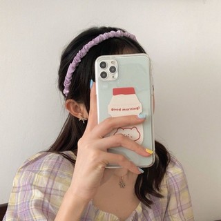 Bờm Tóc Nữ Vải Nhún Lụa Satin