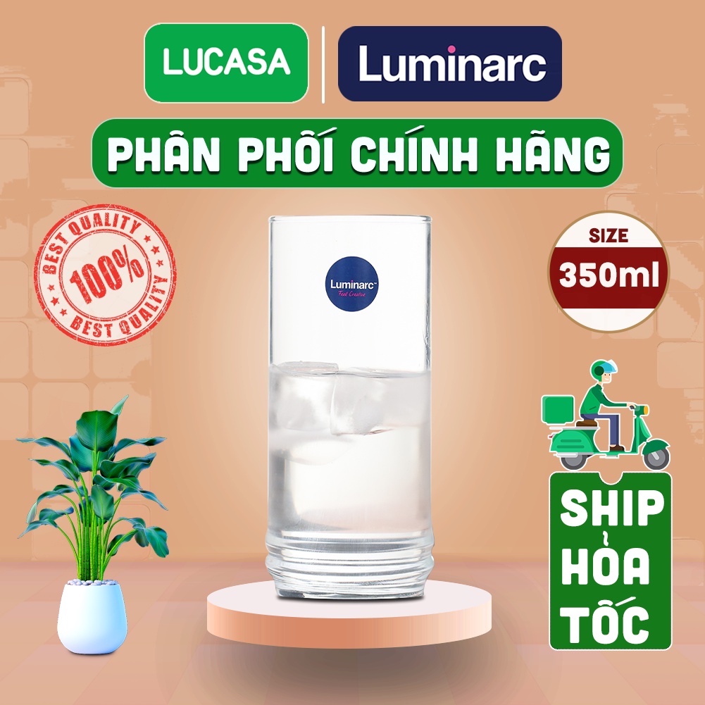 Ly Thủy Tinh Luminarc Bamboo 350ml - Loại Cao L5250 | Phân Phối Chính Hãng