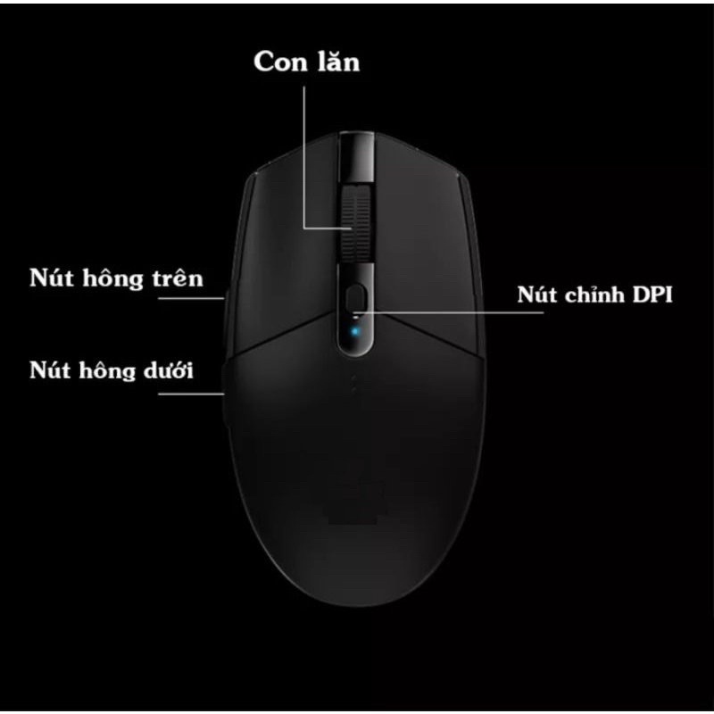 Chuột  không dây logitech G304 + tặng kèm pad xịn sò