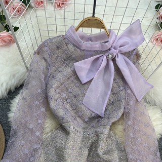Đầm dạ tweed xinh