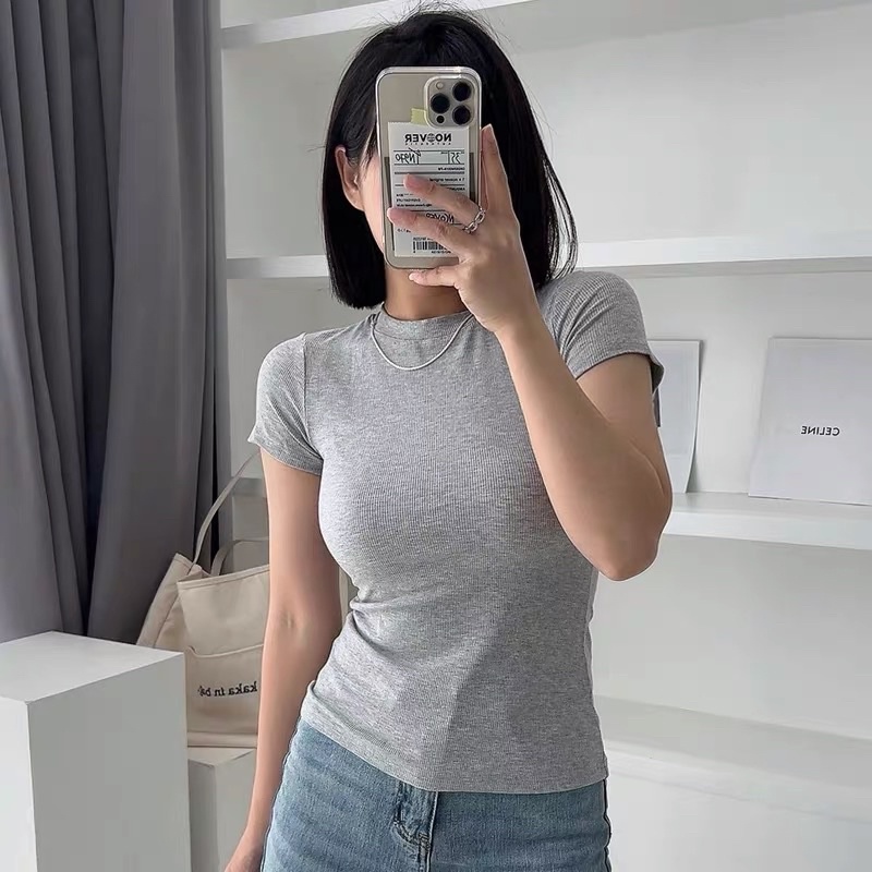 Áo Phông Body Gân Tăm Basic