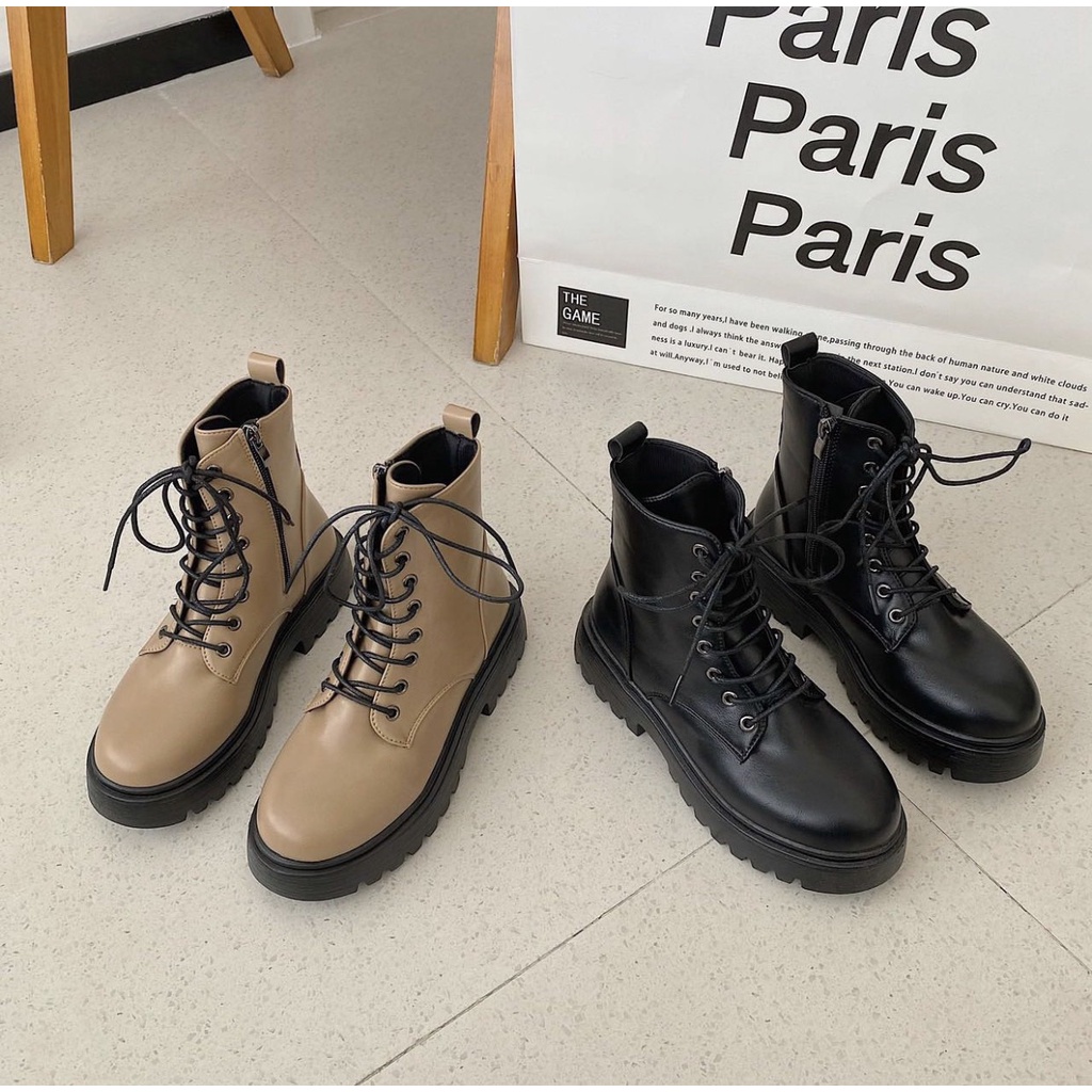 Boots Combat Khuy Bạc CC15 Tiemgiayboot