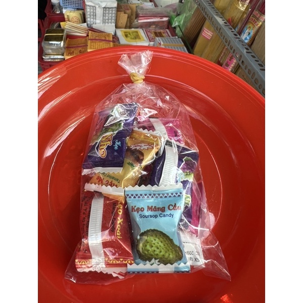 Combo bộ bánh kẹo trà muối gạo cúng Thí Thực mùng1-16