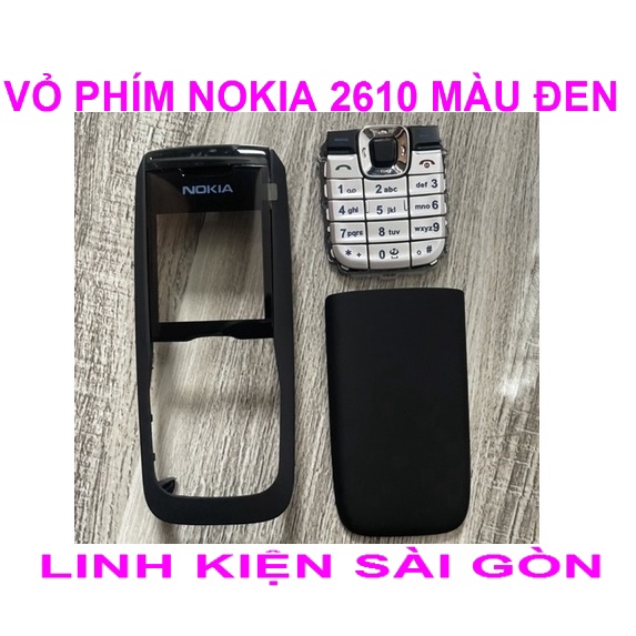 VỎ PHÍM NOKIA 2610 MÀU ĐEN