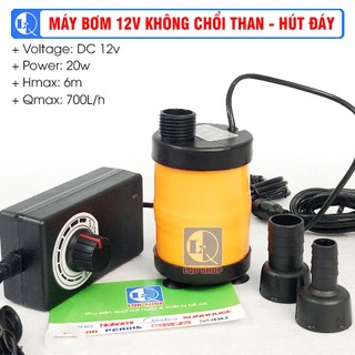 Bơm 12v - bơm 24v không chổi than (BRUSHLESS) an toàn tuyệt đối