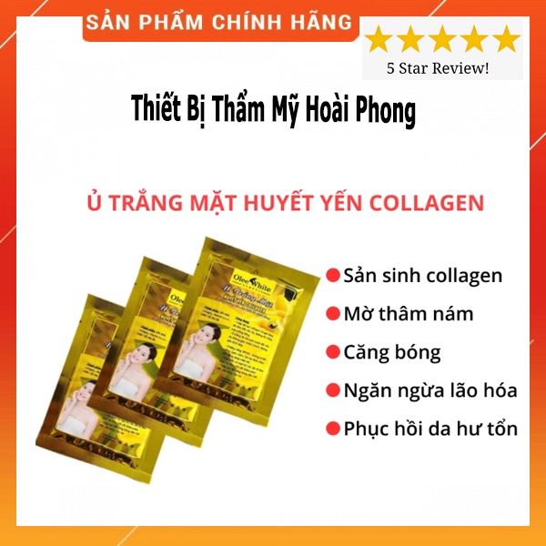 (Sale) Ủ Trắng Huyết yến Coalgen Trắng Sáng Da Se Khít Lỗ Chân Lông, Dùng Cá Nhân Spa Tmv.