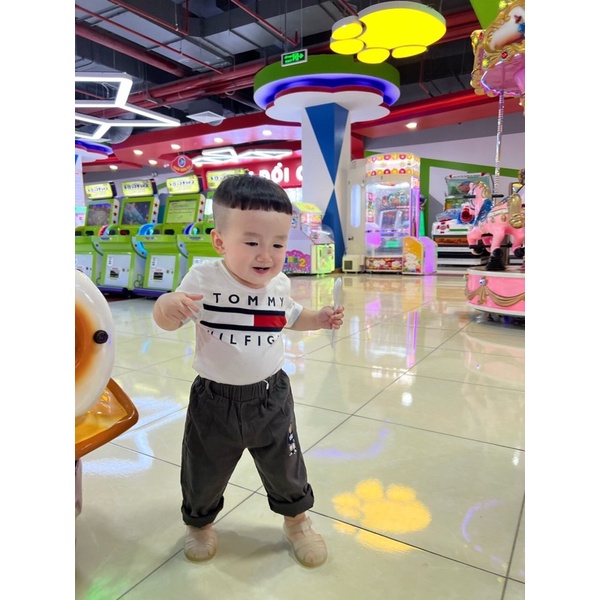 🌼  Áo Phông Tommy Xịn Sò Cho Bé Trai Bé Gái Size 90-150  mẹ mặc đôi với con được