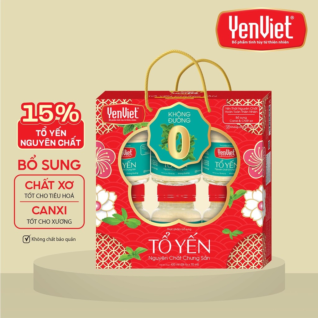 Tổ Yến Nguyên Chất Chưng Sẵn (15%Tổ yến)