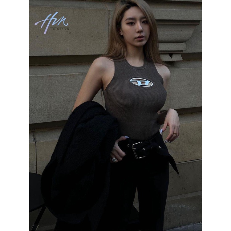 Áo Dệt Kim Dáng Ôm Phong Cách Phương Tây Thời Trang Cho Nữ