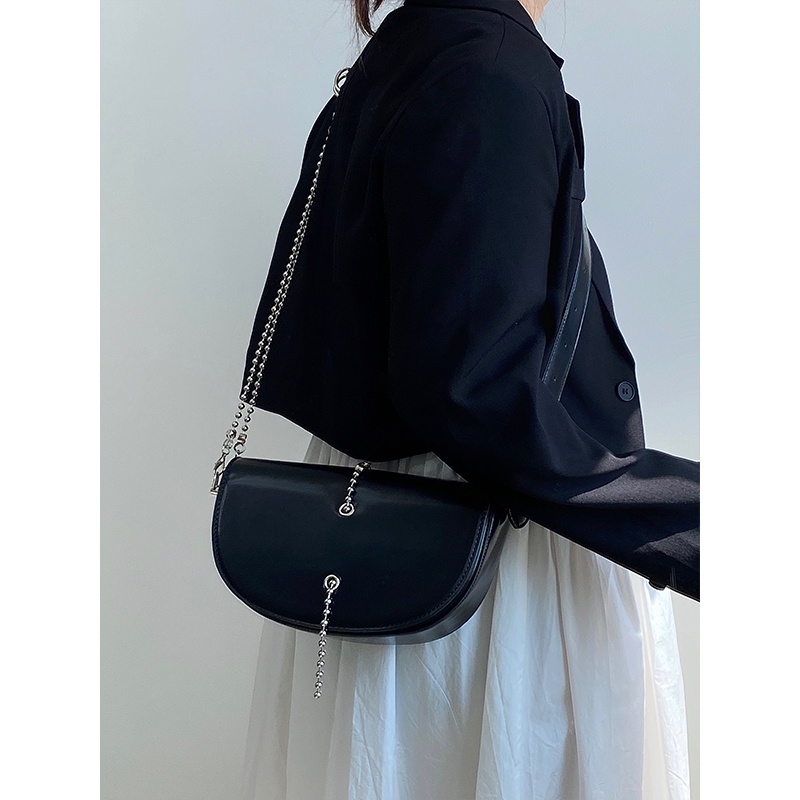 IELGY Túi đeo chéo IELGY bằng da PU ba chiều phong cách cổ điển dành cho nữ